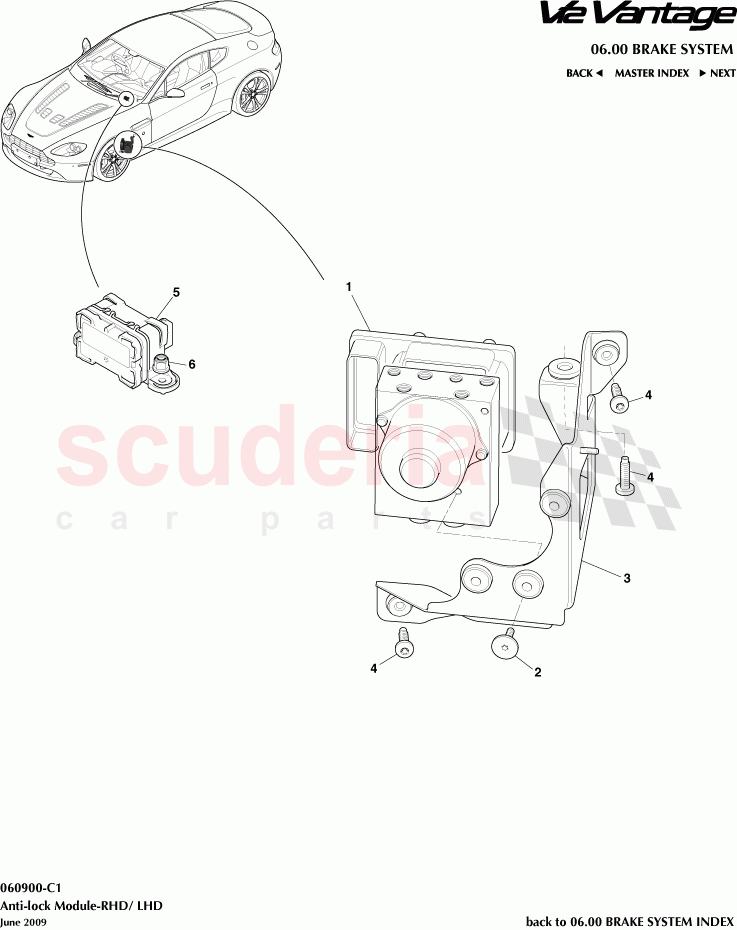 Anti-Lock Module of Aston Martin Aston Martin V12 Vantage