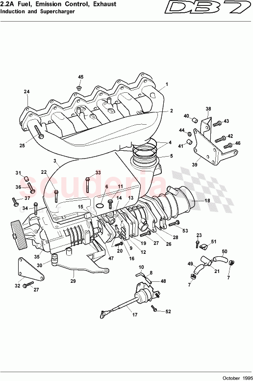 Induction and Supercharger of Aston Martin Aston Martin DB7 (1995)