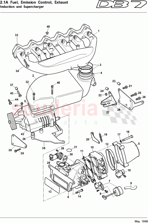 Induction and Supercharger of Aston Martin Aston Martin DB7 (1997)