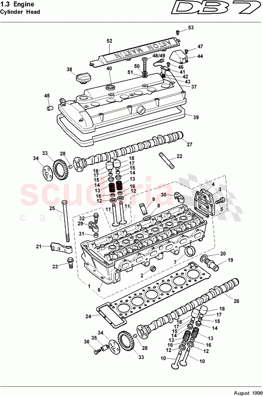 Cylinder Head of Aston Martin Aston Martin DB7 (1995)