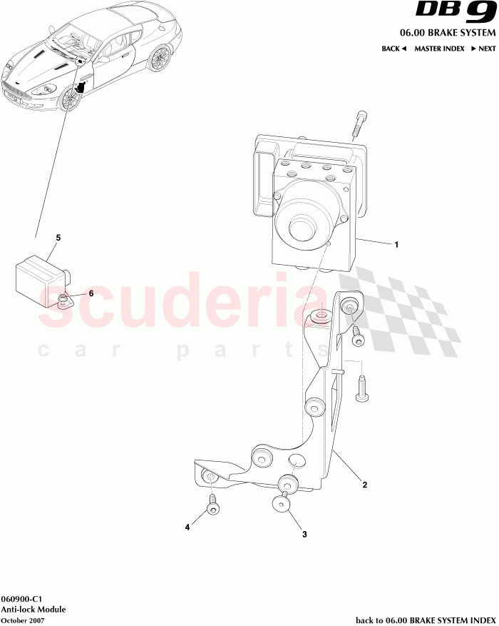 Anti-Lock Module of Aston Martin Aston Martin DB9 (2004-2012)