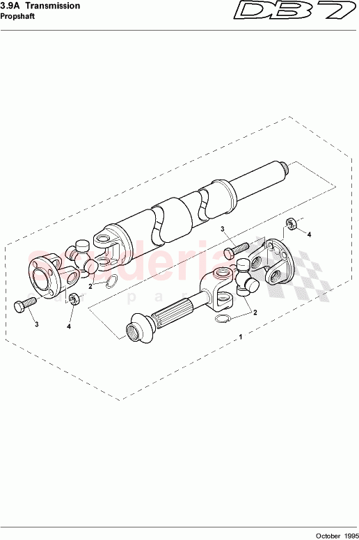 Propshaft of Aston Martin Aston Martin DB7 (1995)