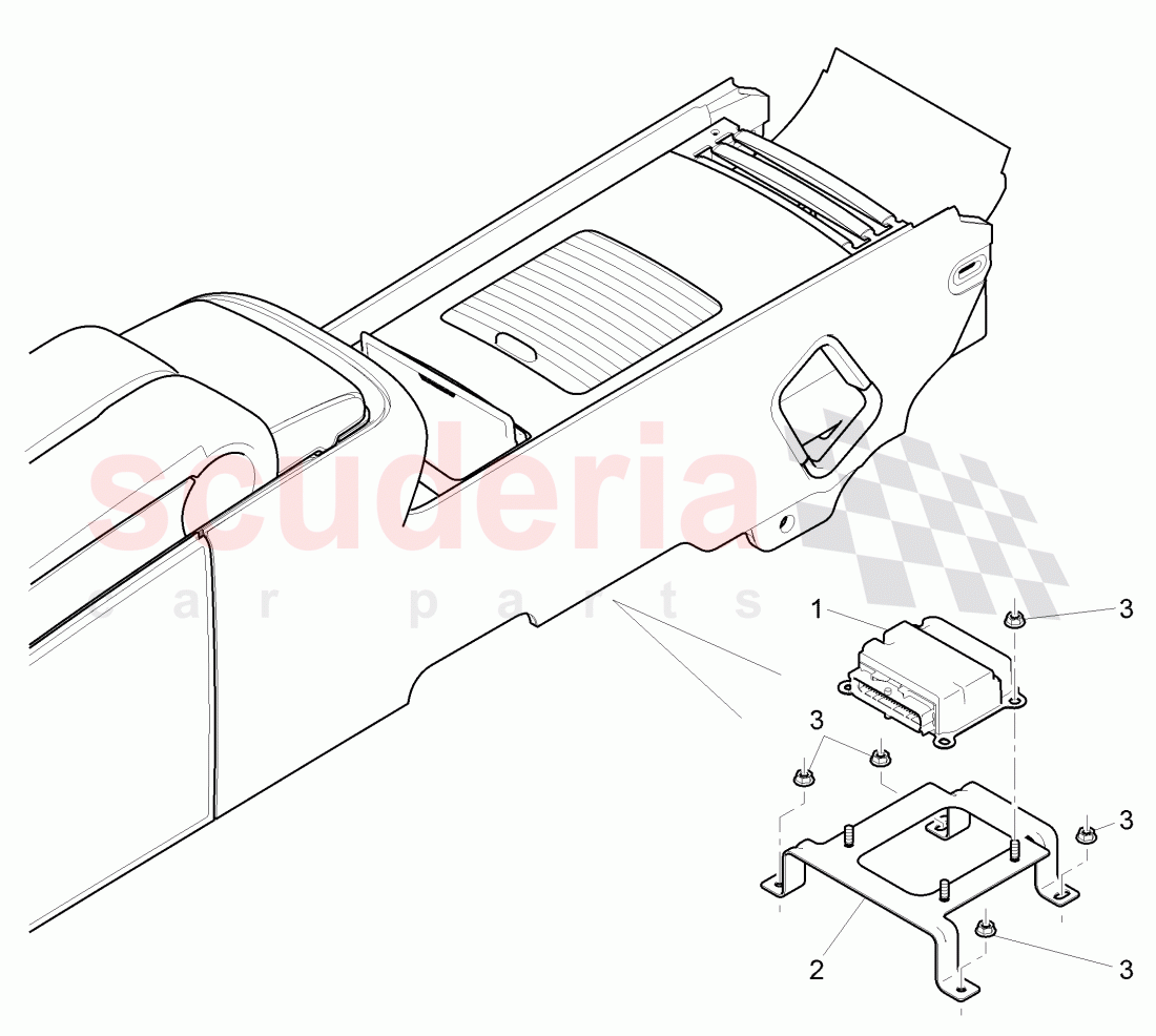 Control unit for pedestrian, protection of Bentley Bentley Continental GT (2011-2018)