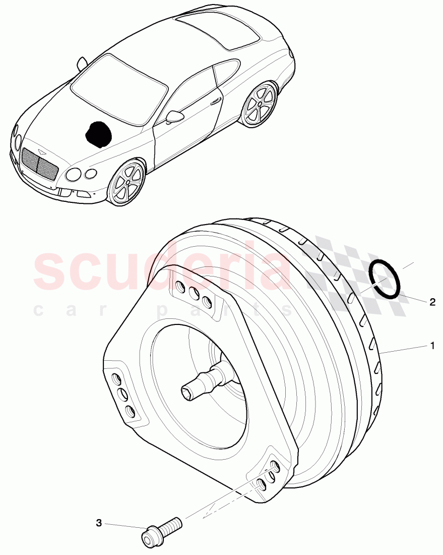 torque converter, for 6 speed automatic transm. of Bentley Bentley Continental GTC (2011+)