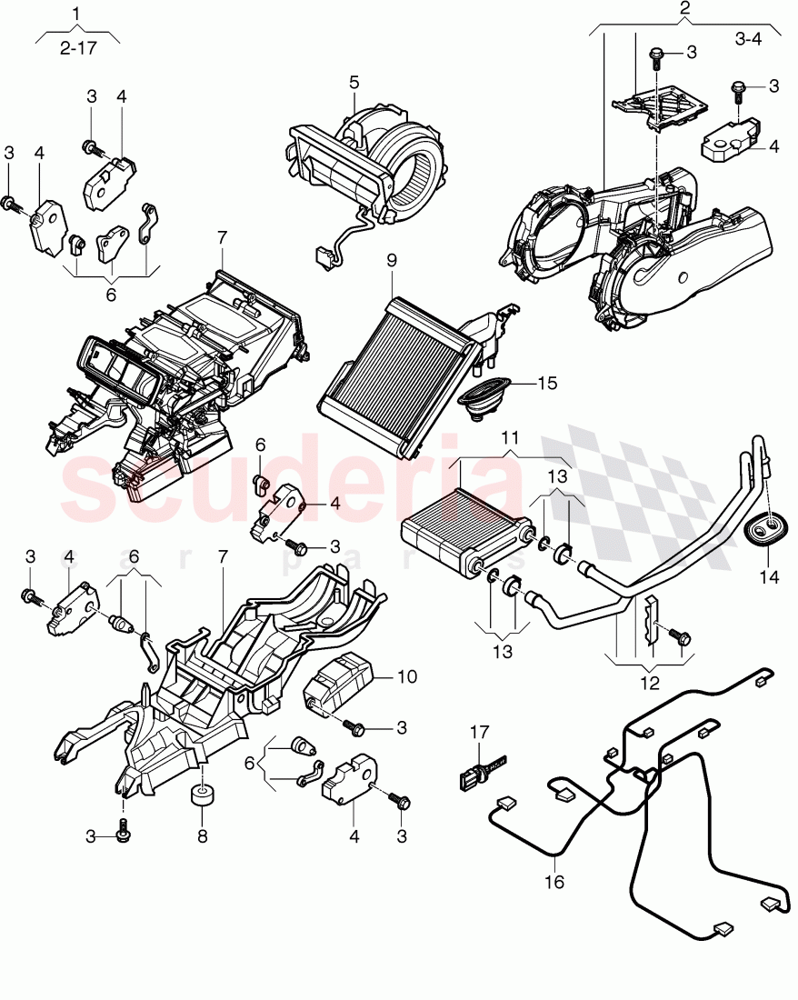 air conditioner with electronic regulation of Bentley Bentley Mulsanne (2010+)