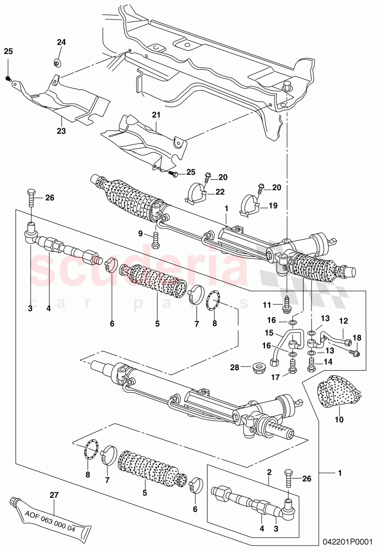 steering gear of Bentley Bentley Continental Supersports (2009-2011)