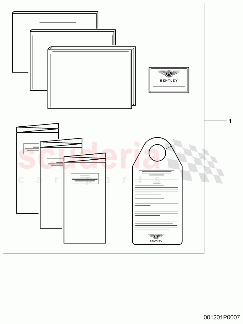 owner's manual, F 3W-7-050 543>>, D >> - MJ 2007 of Bentley Bentley Continental Flying Spur (2006-2012)