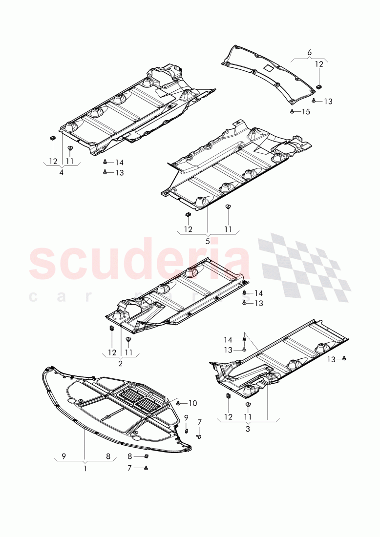 underbody lining, D - MJ 2017>> of Bentley Bentley Mulsanne (2010+)