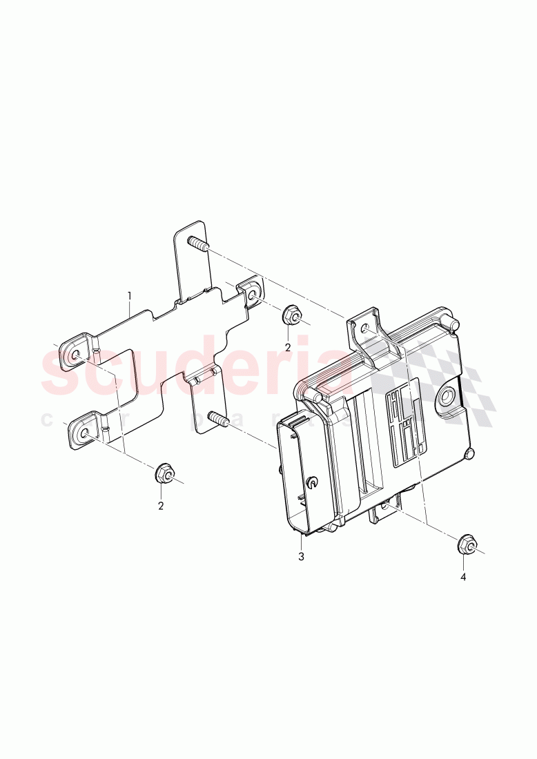 Control unit for reduction, agent metering system of Bentley Bentley Bentayga (2015+)