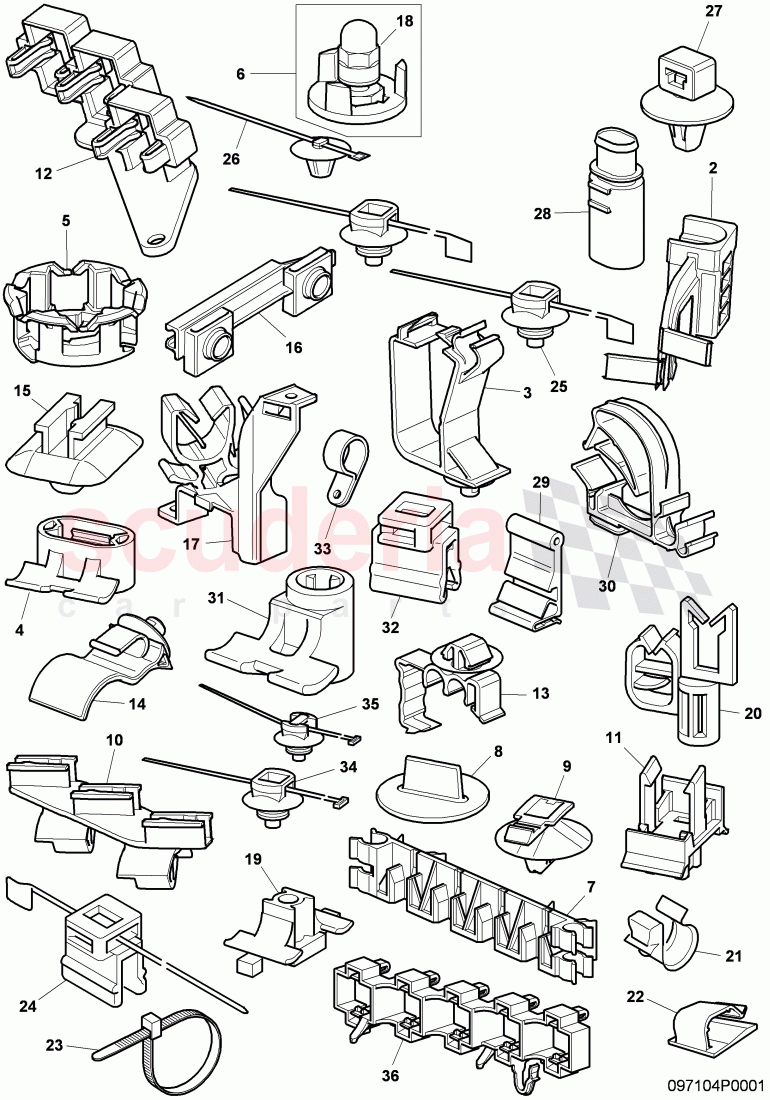 Wiring set attachments of Bentley Bentley Continental GTC (2006-2010)