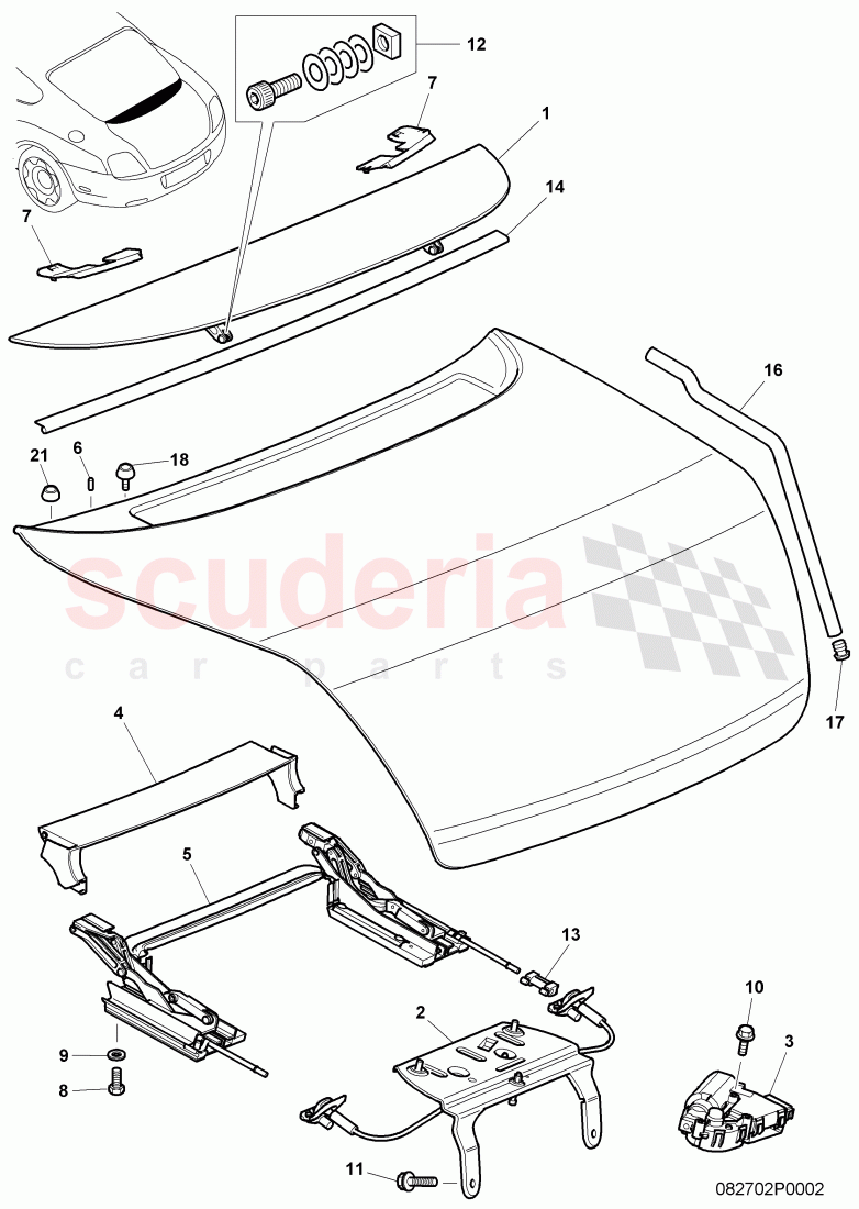 spoiler of Bentley Bentley Continental Supersports (2009-2011)