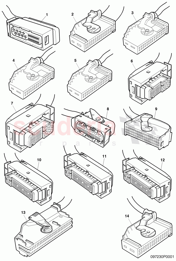 connector housing of Bentley Bentley Continental GT (2003-2010)