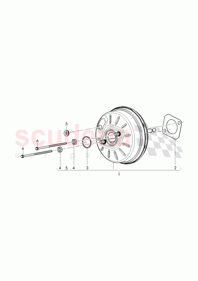 brake booster of Bentley Bentley Bentayga (2015+)