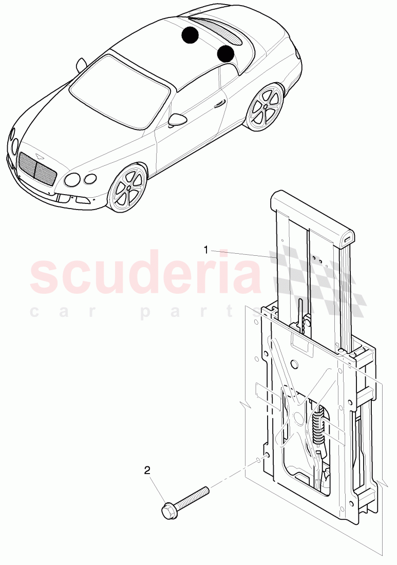 Roll-Over protection System of Bentley Bentley Continental GTC (2011+)