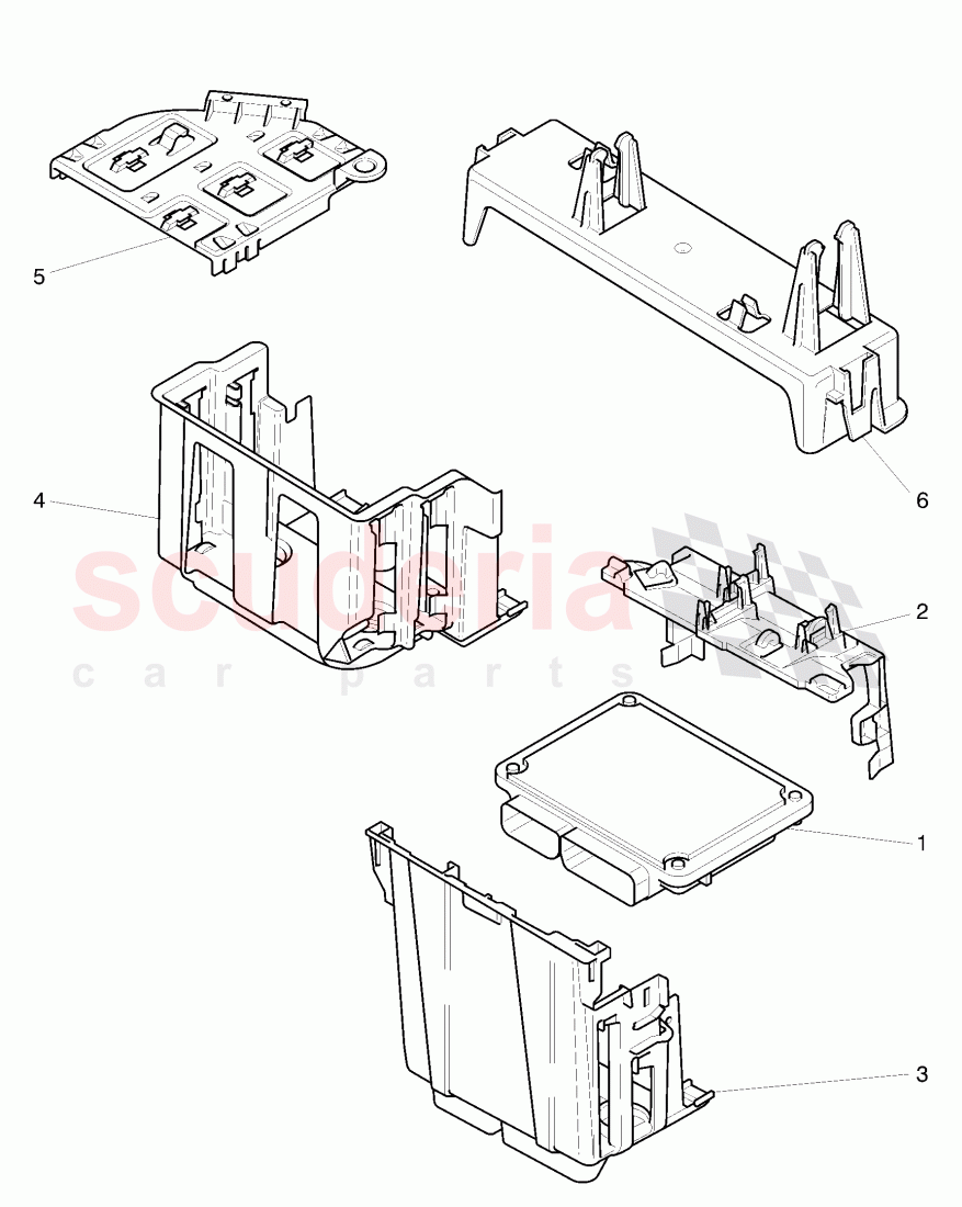 Control unit for petrol engine, F >> 3W-D-082 508, F >> ZA-D-082 508 of Bentley Bentley Continental GT (2011-2018)