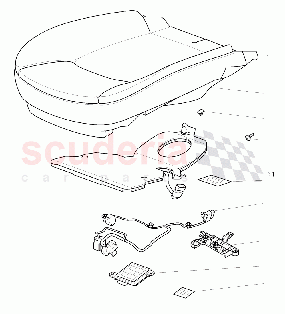 Service kit, PODS (Passive Occupant, Detection System), D >> - MJ 2015 of Bentley Bentley Mulsanne (2010+)