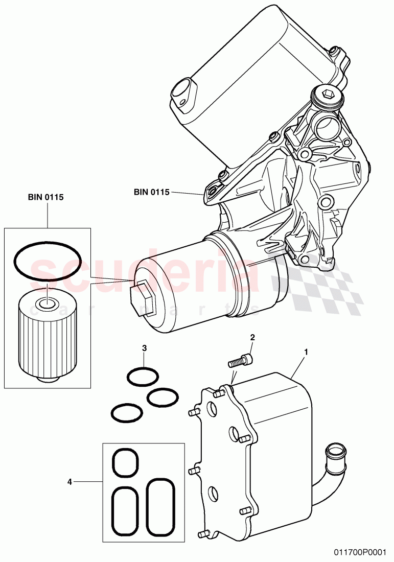 oil cooler of Bentley Bentley Continental Flying Spur (2006-2012)