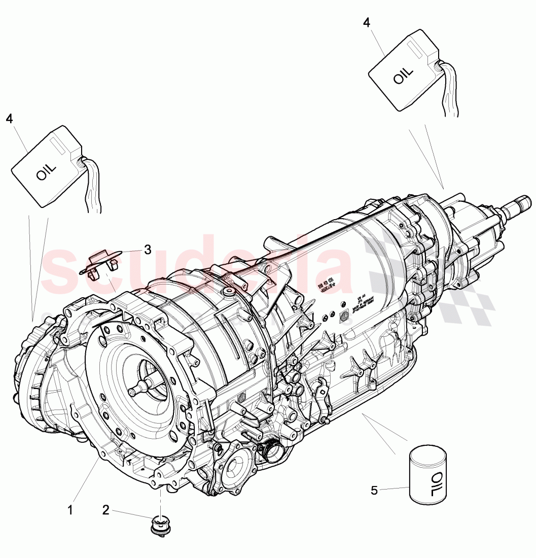 8-speed automatic gearbox of Bentley Bentley Continental GTC (2011+)