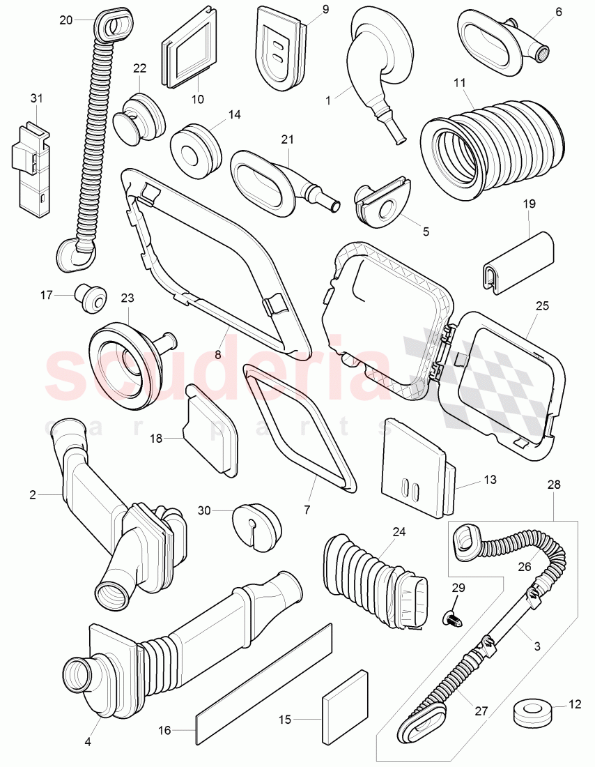 Grommets of Bentley Bentley Continental GT (2003-2010)