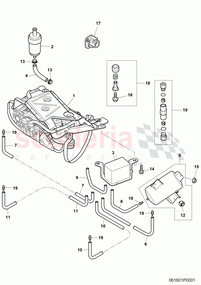 AIR SUPPLY UNIT and PRESSURE RESERVOIR of Bentley Bentley Continental Flying Spur (2006-2012)