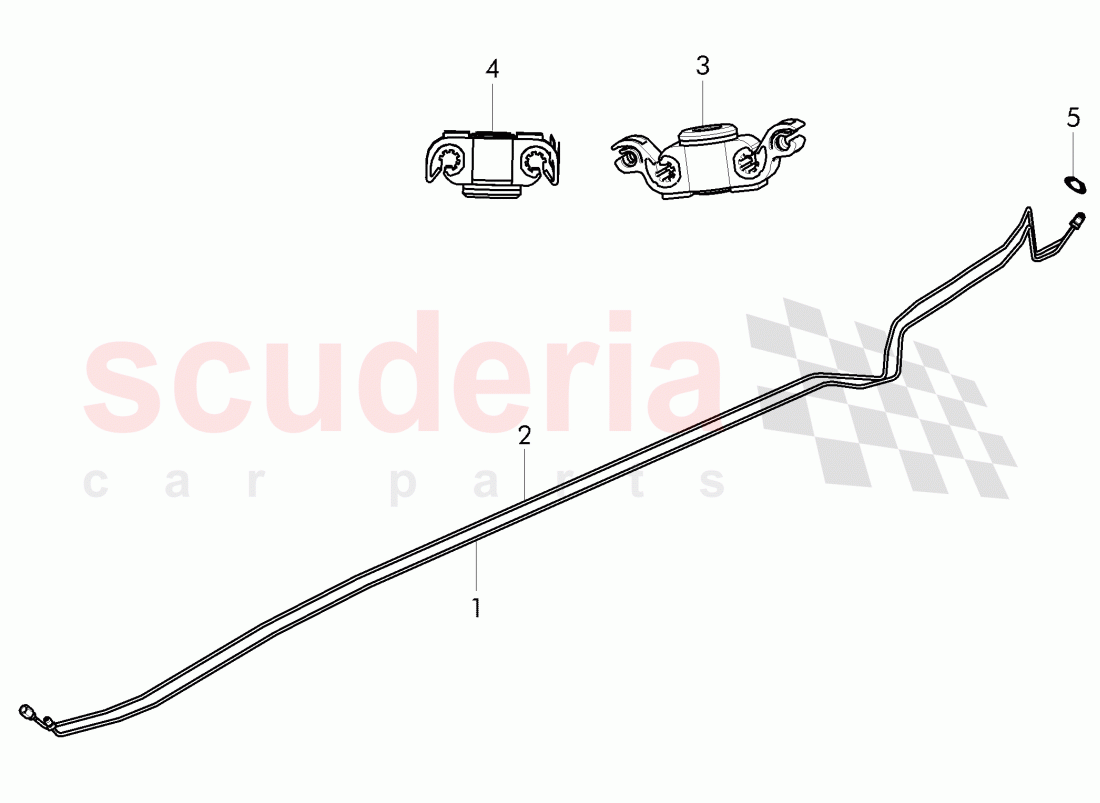 brake line of Bentley Bentley Continental Flying Spur (2013+)