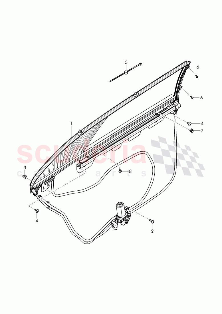 curtain for side window, D - MJ 2017>> of Bentley Bentley Mulsanne (2010+)