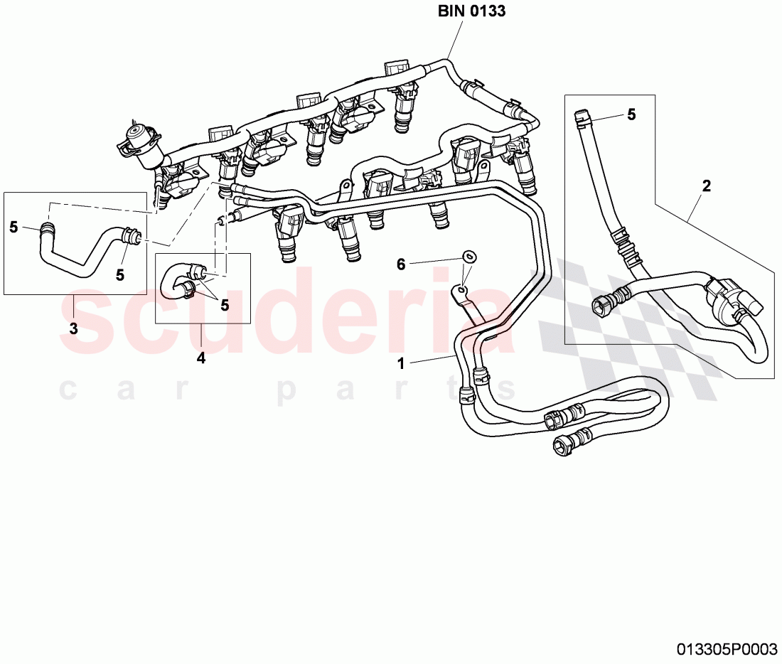 fuel line (tube) with vent, line (tube), D - MJ 2008>> of Bentley Bentley Continental GT (2003-2010)