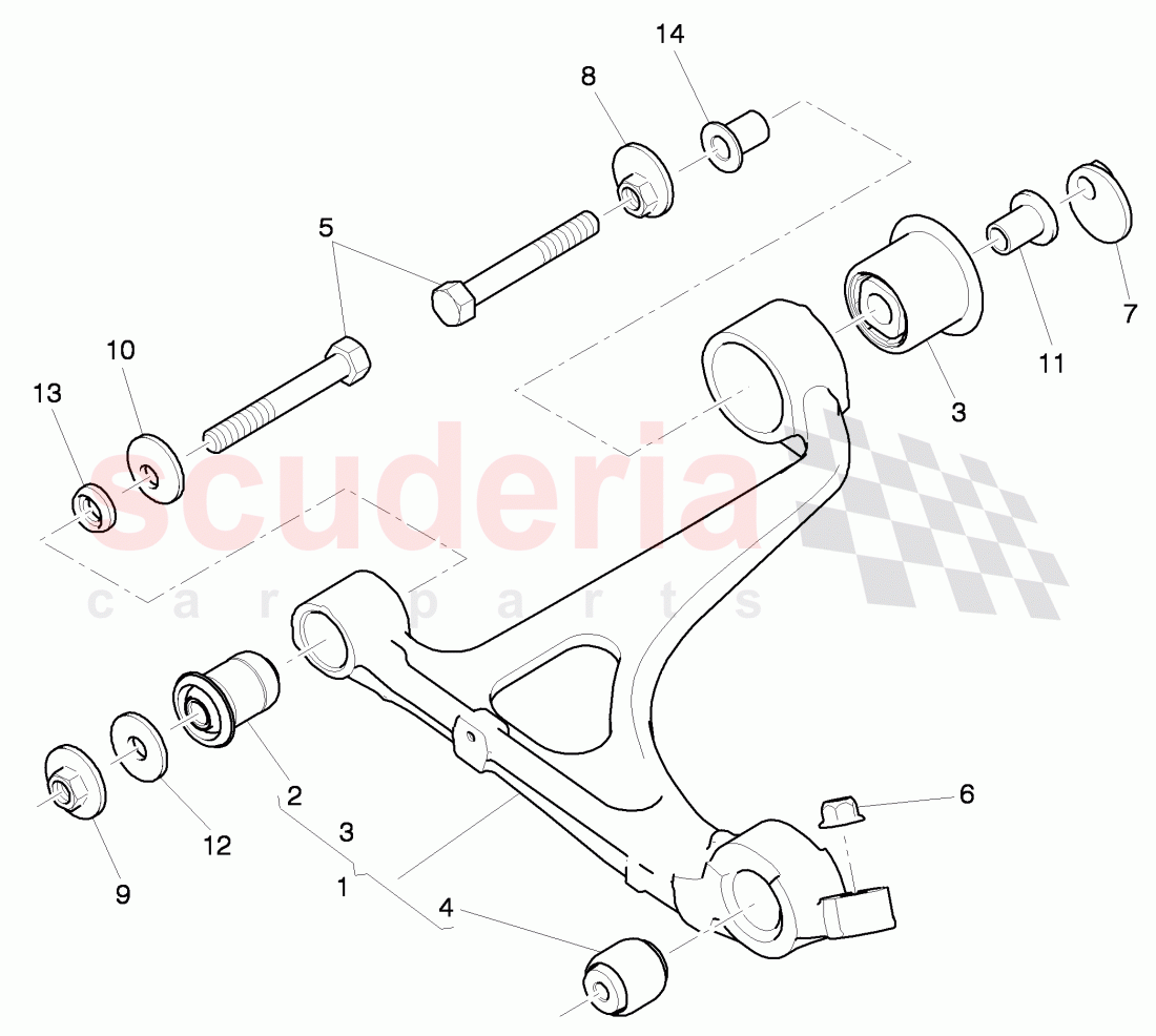 suspension, control arm of Bentley Bentley Mulsanne (2010+)