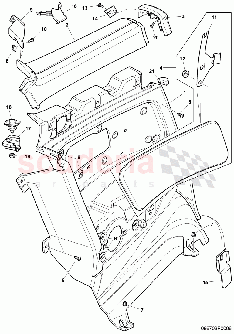 quarter trim panel of Bentley Bentley Continental Supersports (2009-2011)