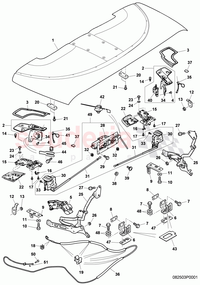 top stowage box of Bentley Bentley Continental Supersports (2009-2011)