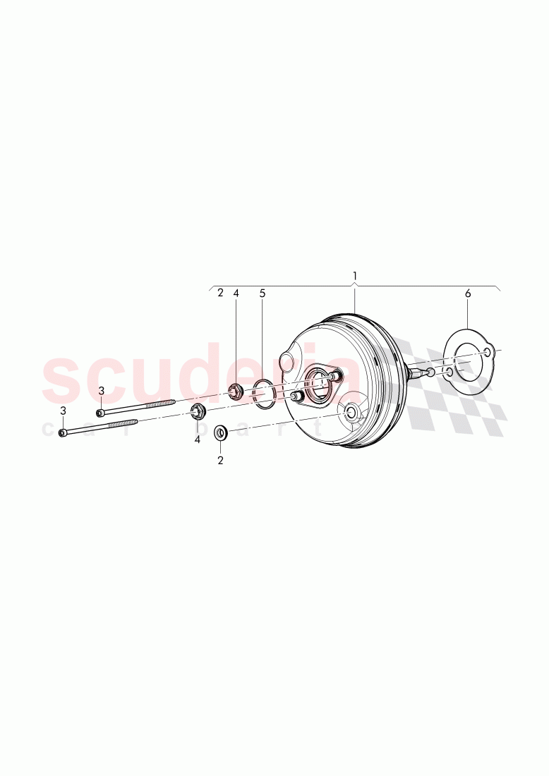 brake servo, for service installation of Bentley Bentley Continental Supersports (2017+)