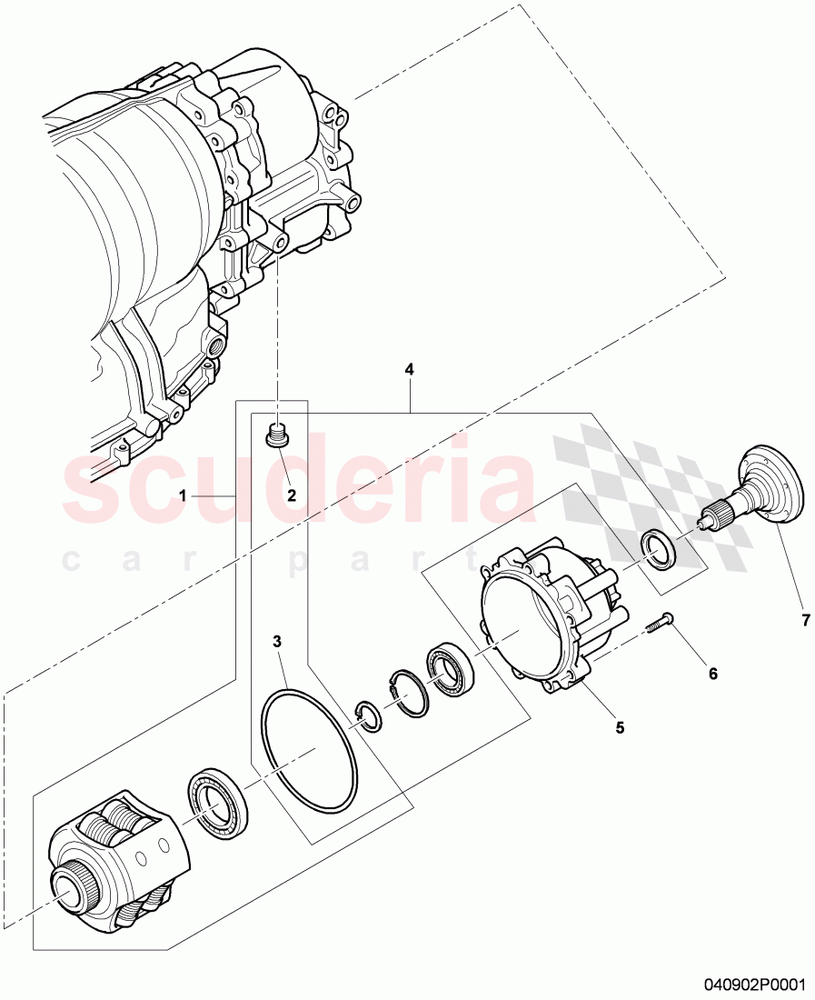 repair kit for differential of Bentley Bentley Continental Flying Spur (2006-2012)