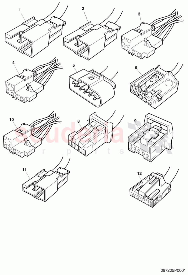 connector housing of Bentley Bentley Continental GT (2003-2010)