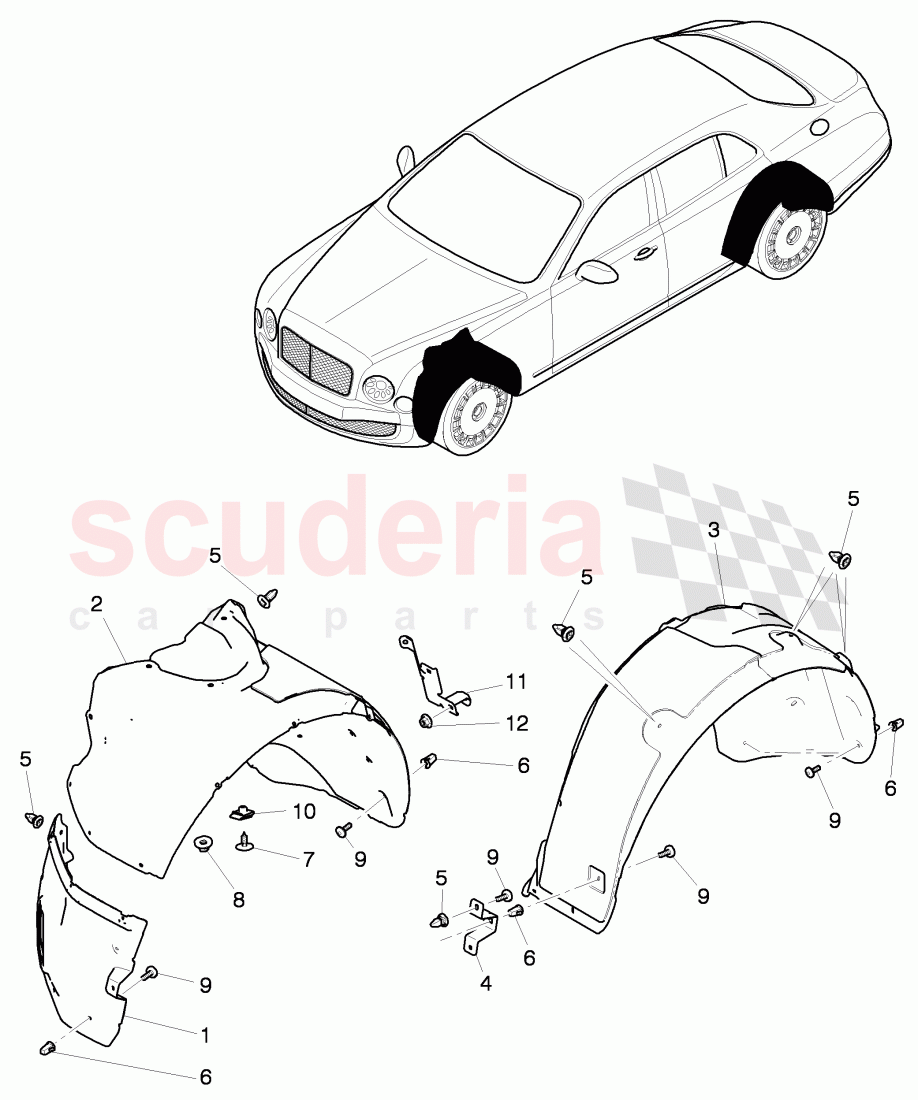 wheelhouse protector, D >> - MJ 2016 of Bentley Bentley Mulsanne (2010+)