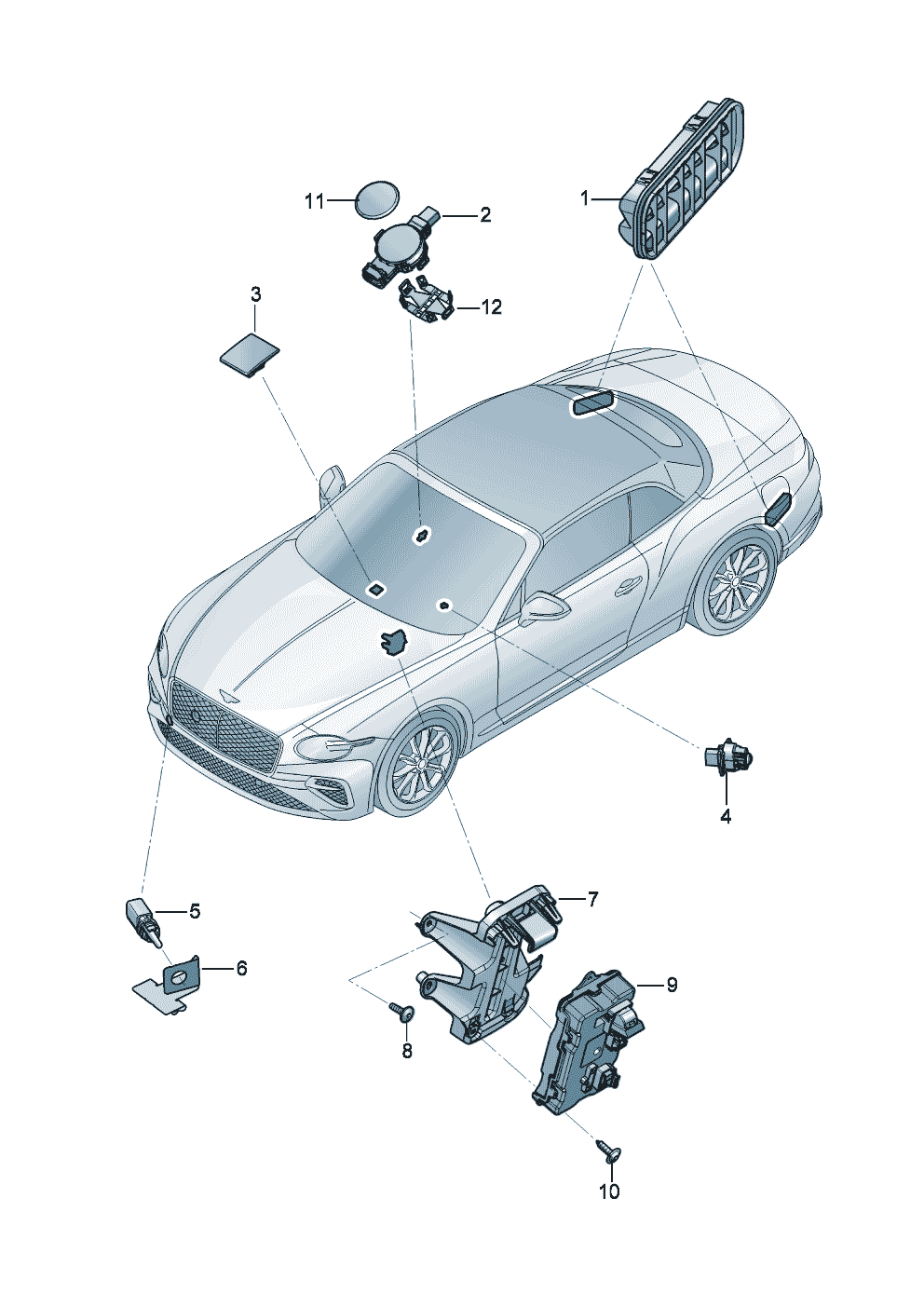 Air conditioning
additional equipment of Bentley Bentley Continental GT Convertible (2025)