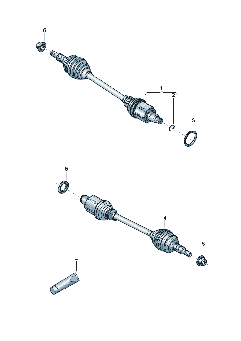 Drive shaft of Bentley Bentley Continental GT Convertible (2025)