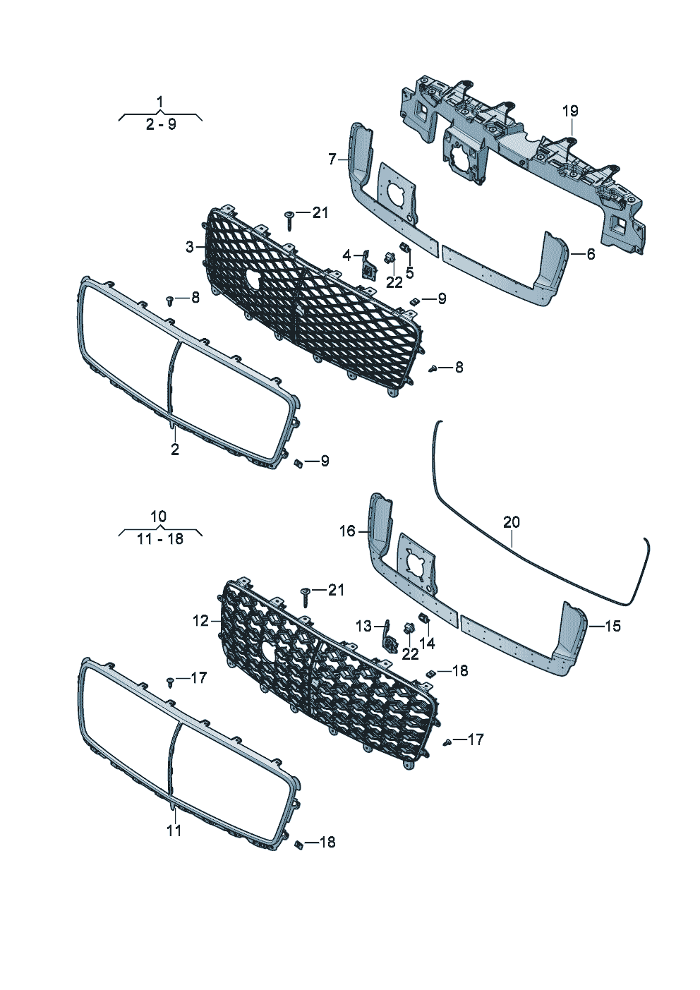 Radiator grille of Bentley Bentley Continental GT Convertible (2025)