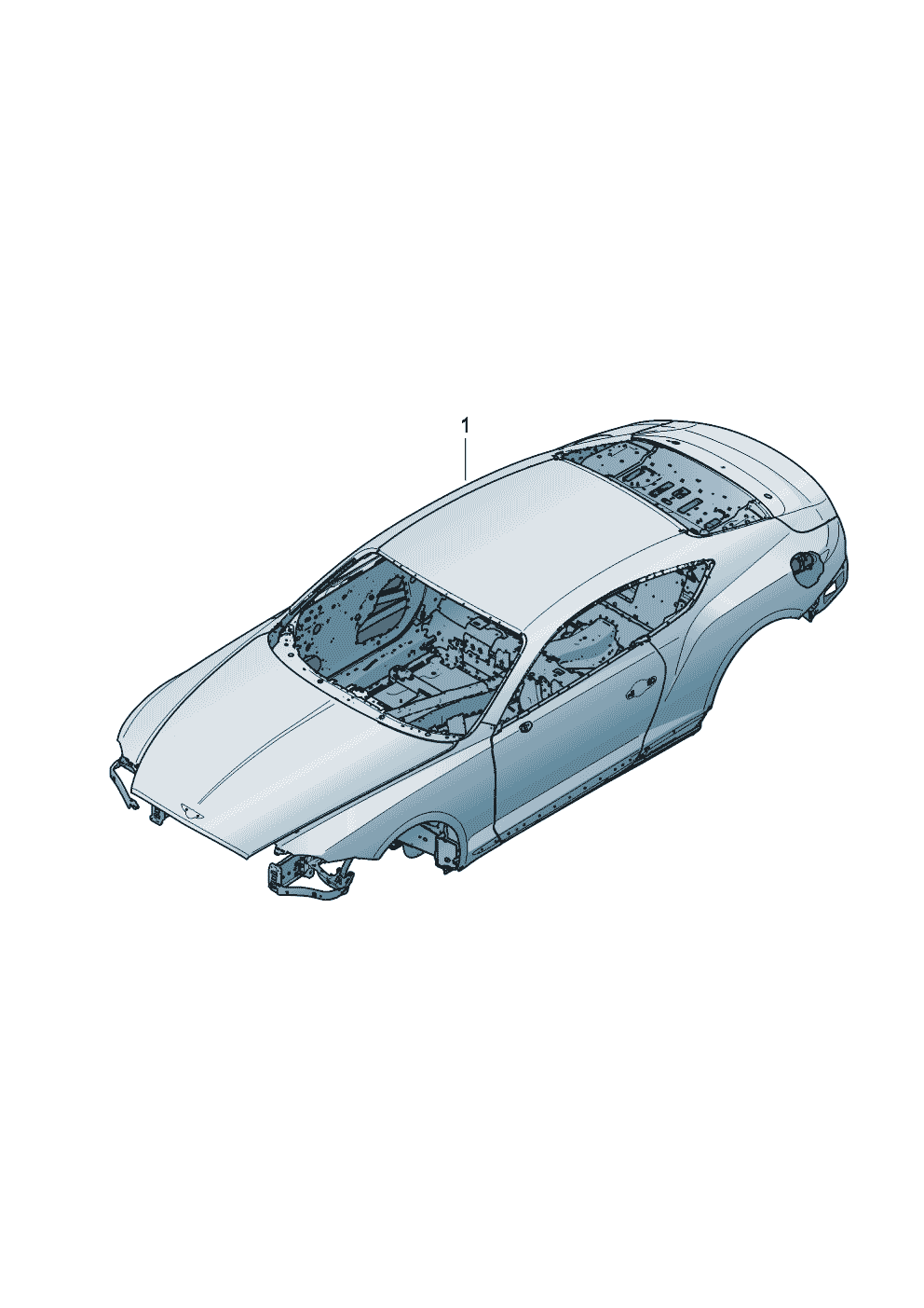 Body of Bentley Bentley Continental GT (2017) 