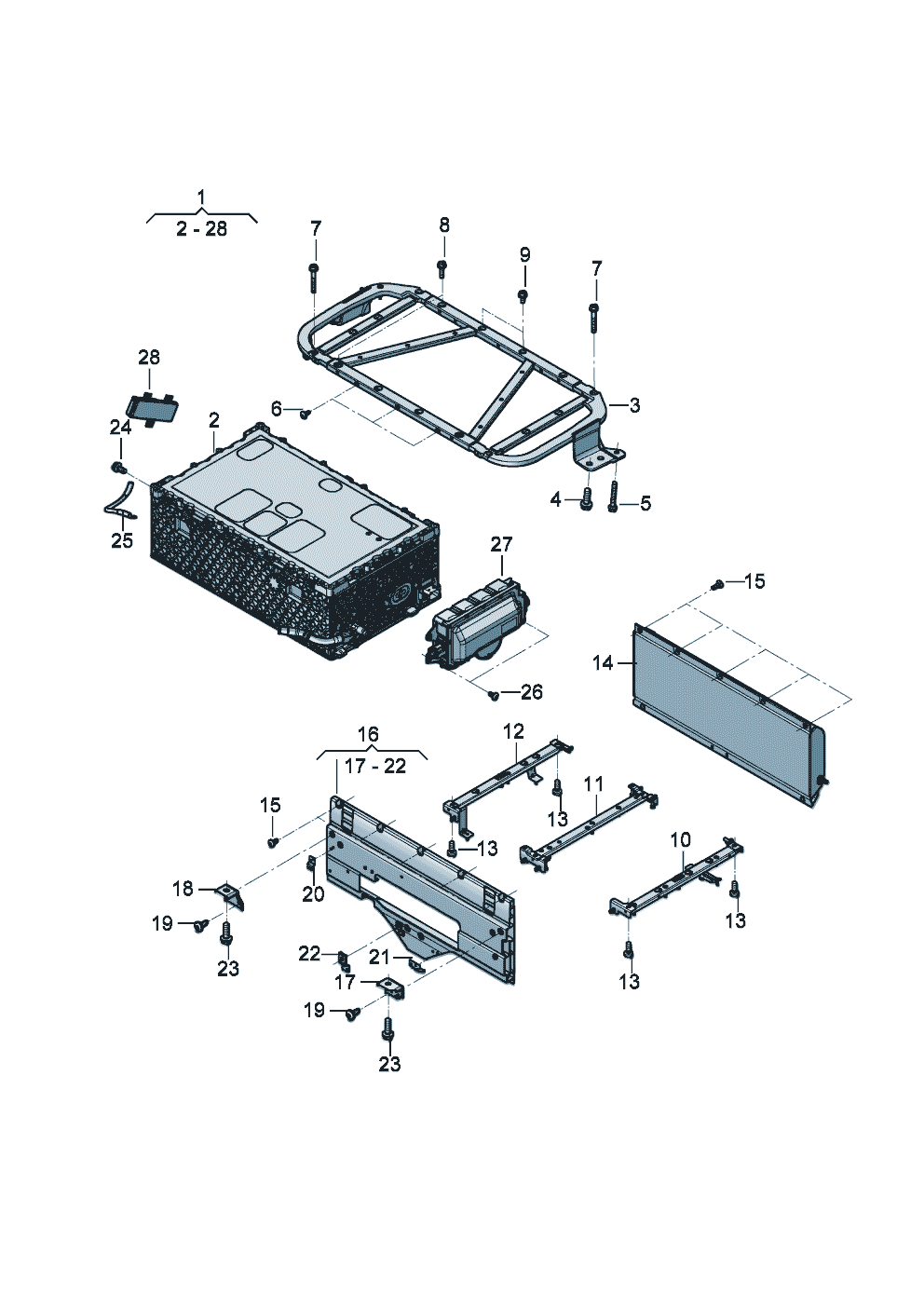 High-voltage battery
D - 08.11.2021>> of Bentley Bentley Continental Flying Spur (2025) 