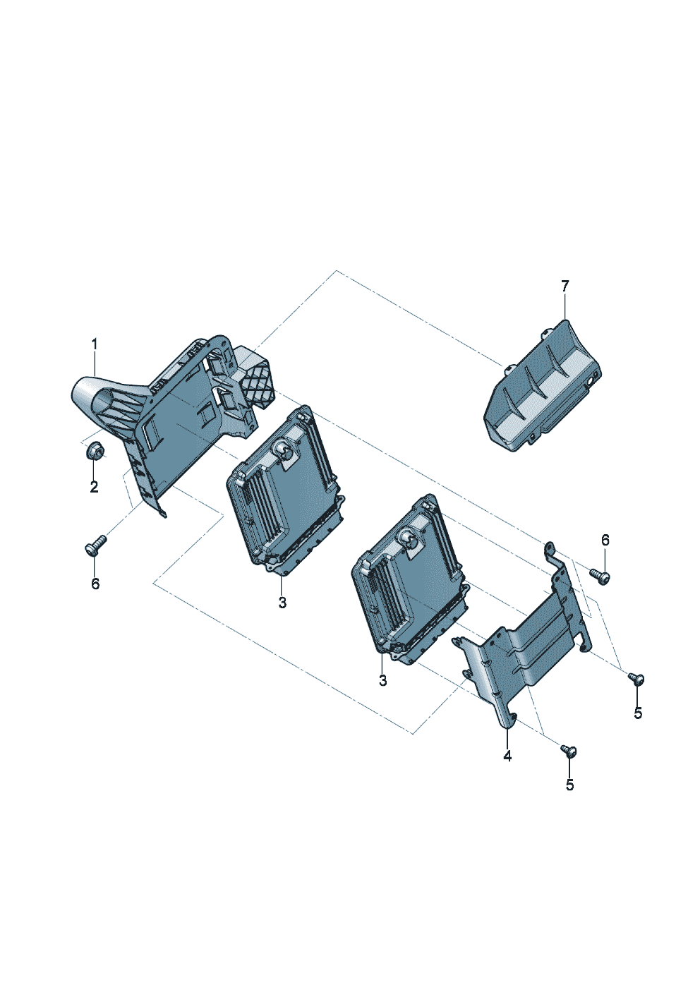 Control unit for petrol engine
Retainer for control units of Bentley Bentley Continental Flying Spur (2025) 