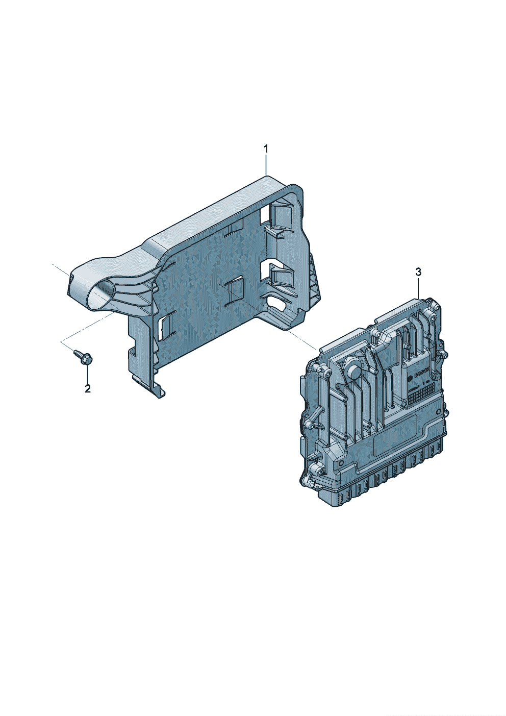 Control unit for petrol engine
Retainer for control unit of Bentley Bentley Continental Flying Spur (2025) 