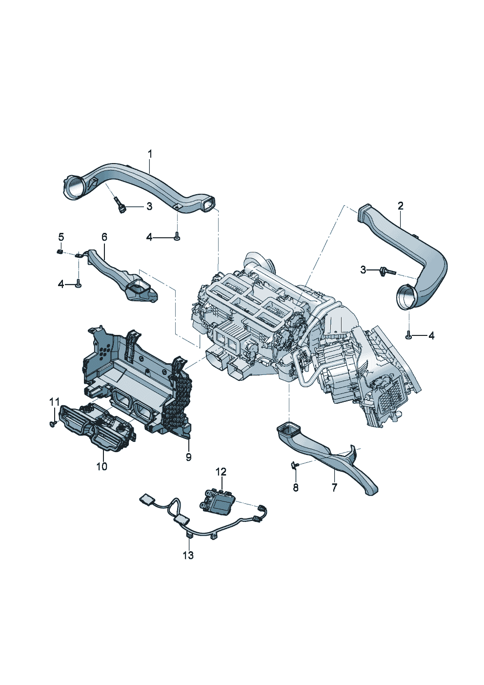 Air channel for pass. cabin
heater of Bentley Bentley Continental Flying Spur (2025) 