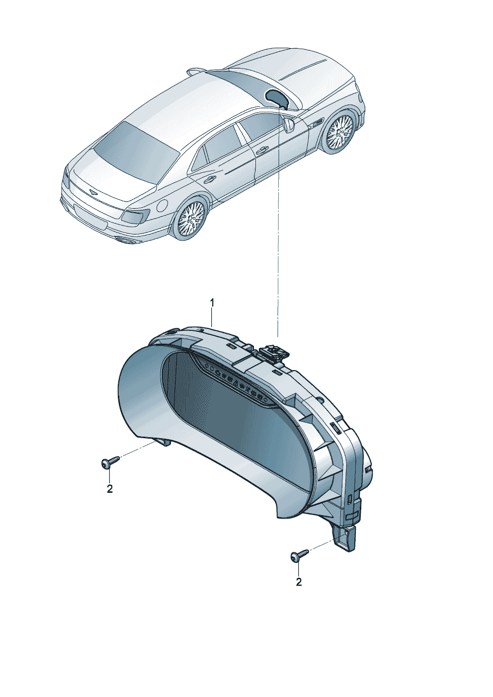 Combi-instrument of Bentley Bentley Continental Flying Spur (2025) 