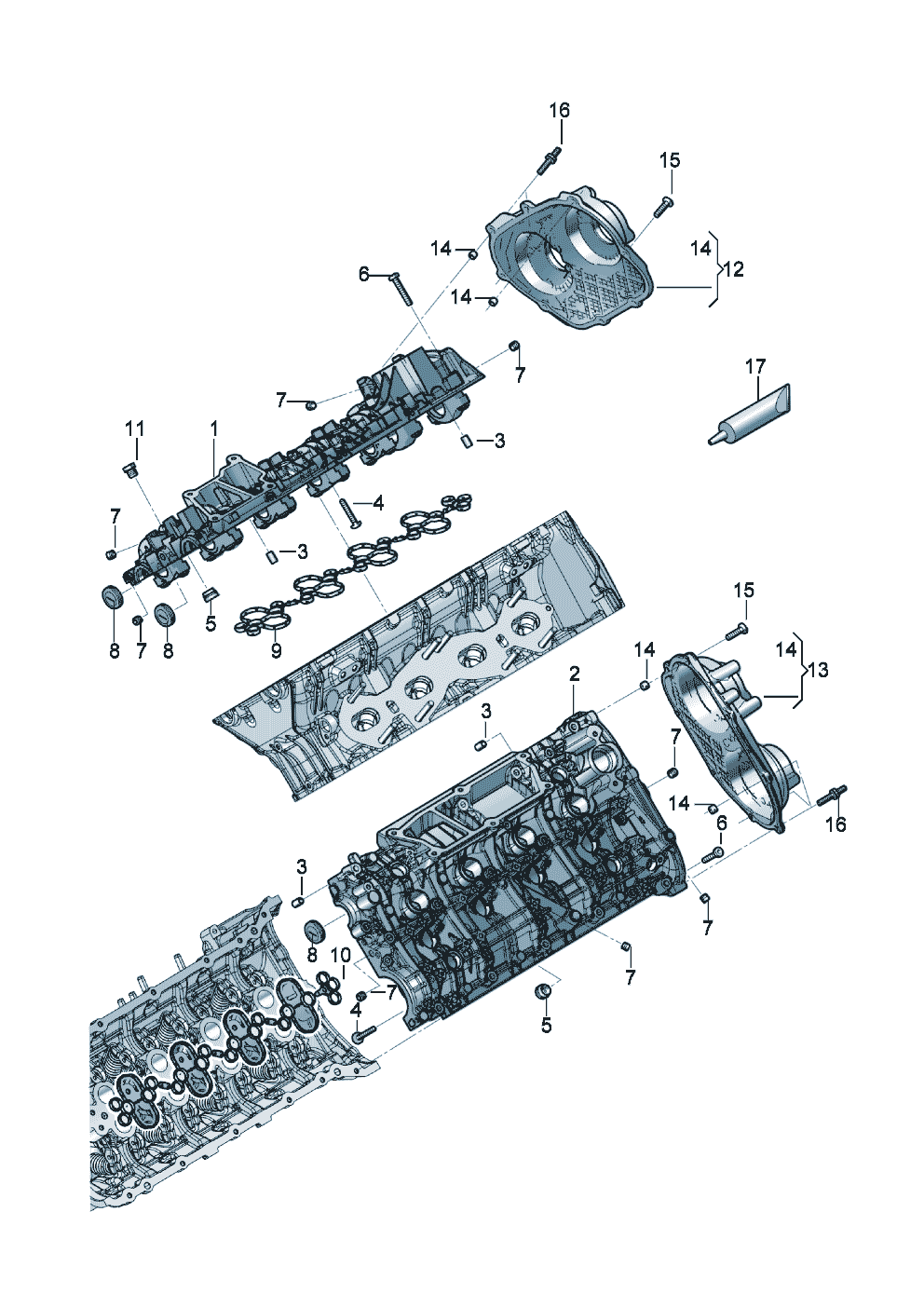 cylinder head cover of Bentley Bentley Continental Flying Spur (2025) 