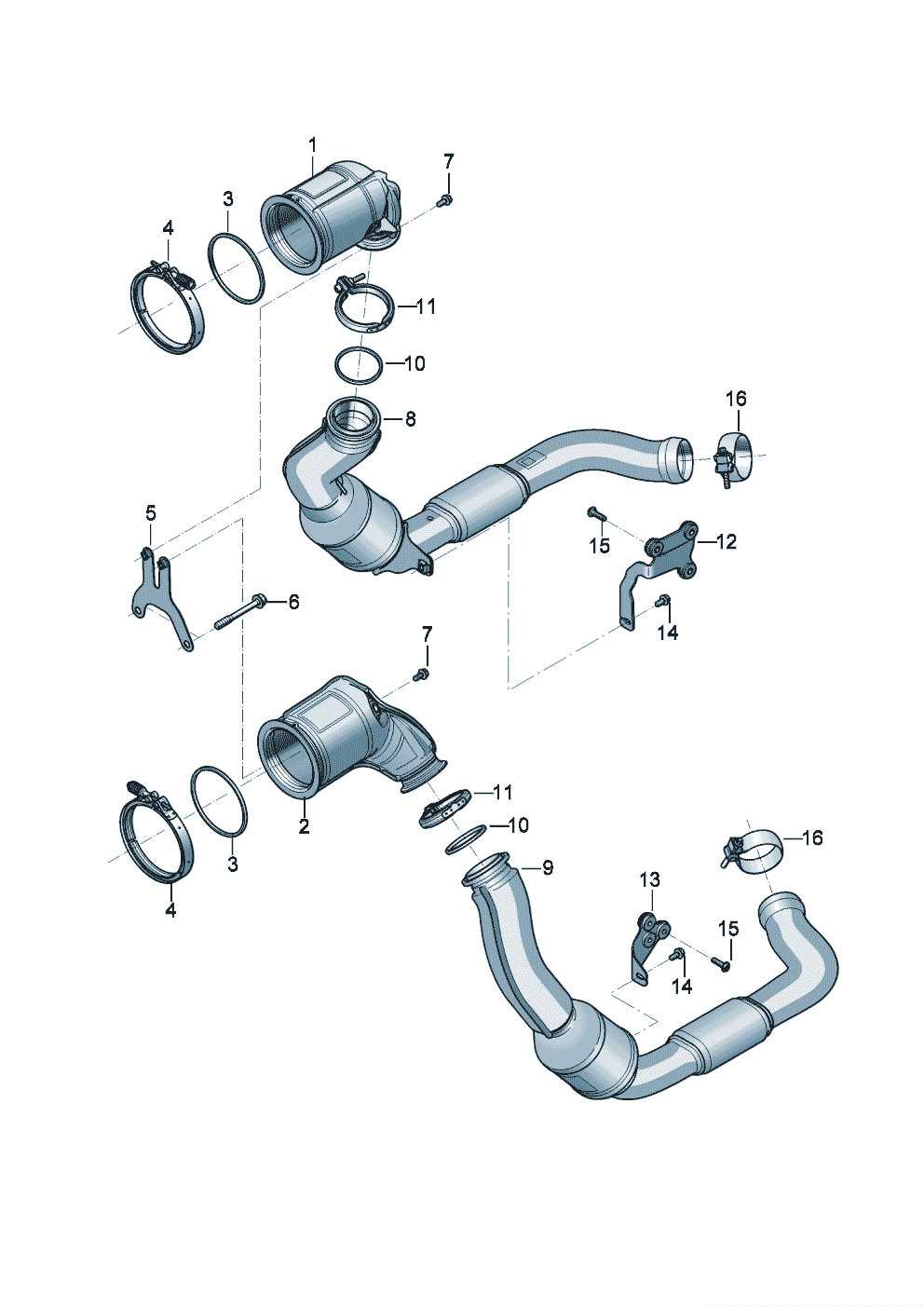 Pre-catalyst
Exhaust pipe with catalyst of Bentley Bentley Continental Flying Spur (2025) 