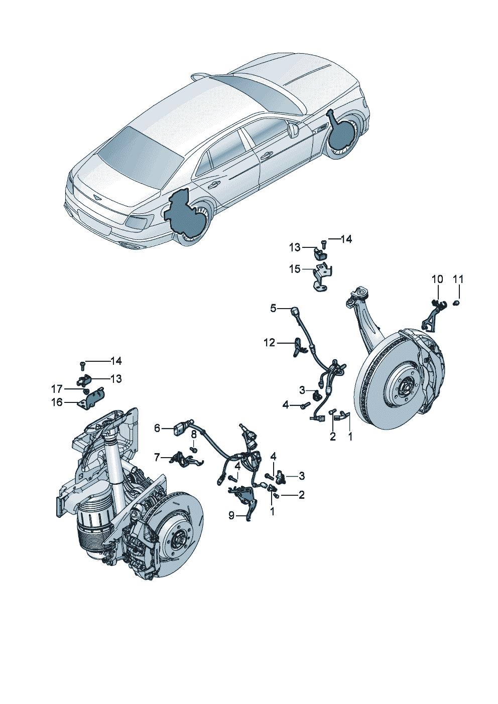 speed sensor of Bentley Bentley Continental Flying Spur (2025) 