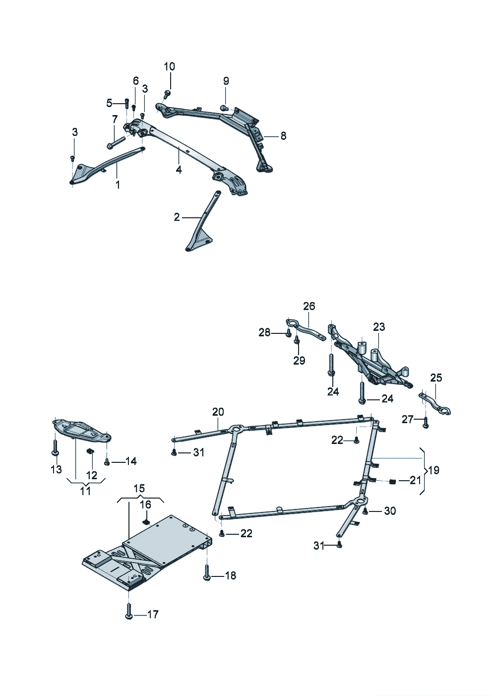 Vehicle supports of Bentley Bentley Continental Flying Spur (2025) 