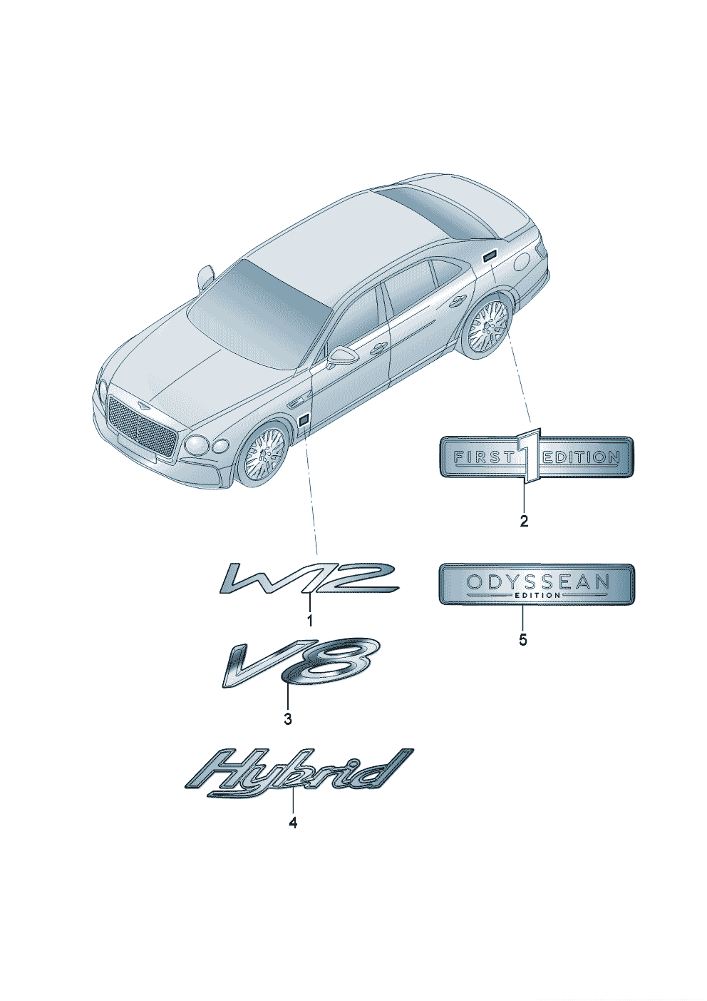 Badges
D -    MJ 2022>> -    MJ 2022 of Bentley Bentley Continental Flying Spur (2025) 