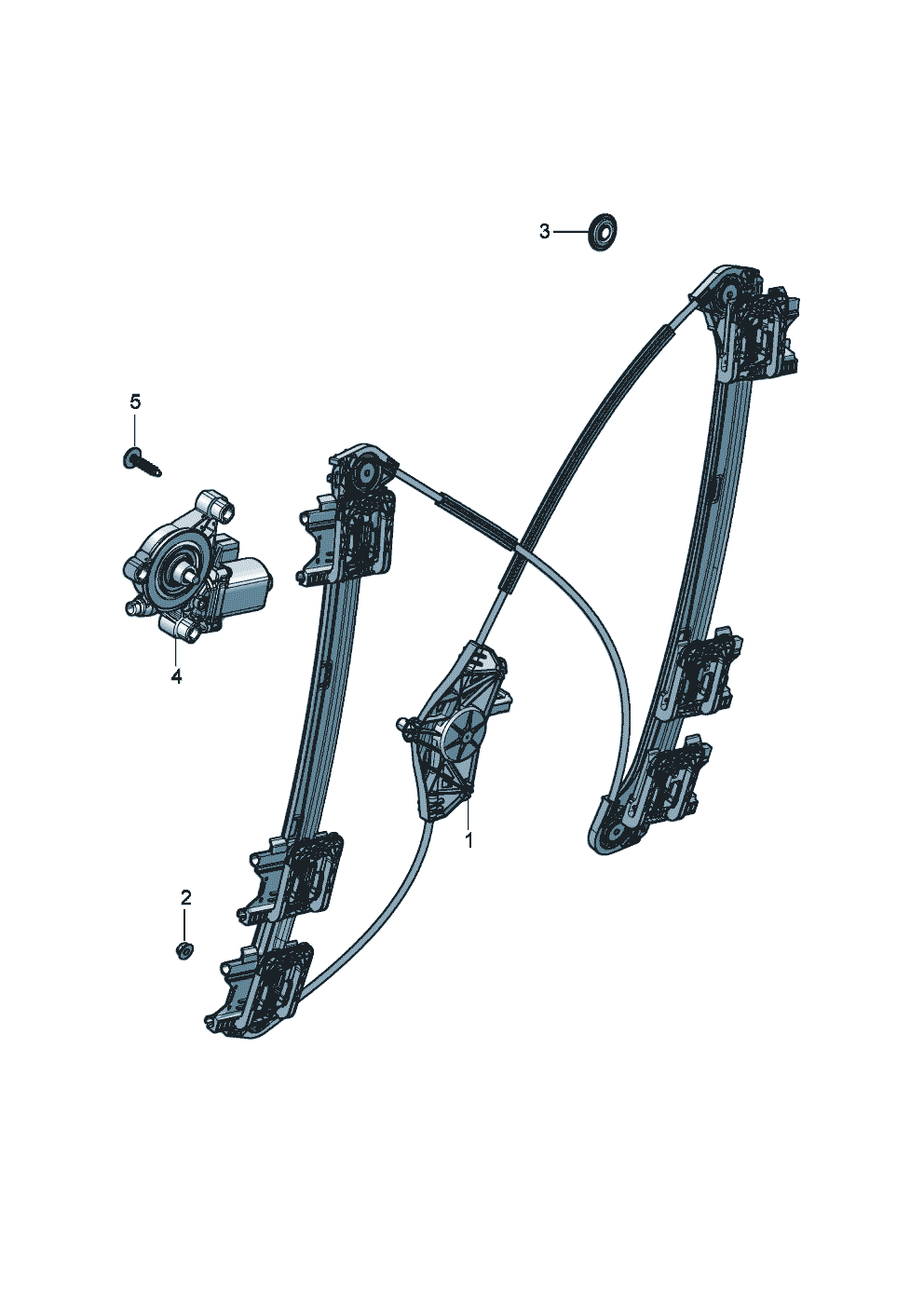 Window regulator of Bentley Bentley Continental Flying Spur (2025) 