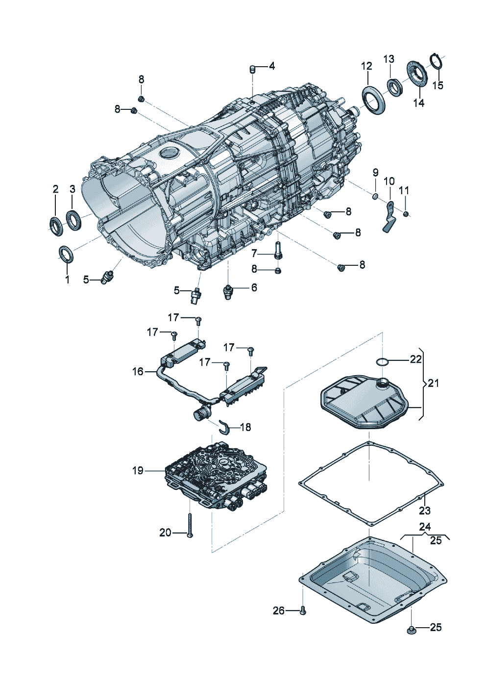 8-speed automatic gearbox
Repair part of Bentley Bentley Continental Flying Spur (2025) 